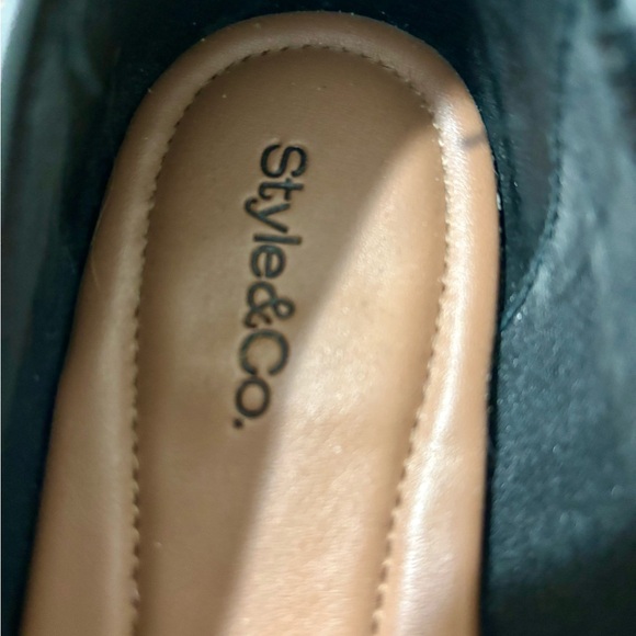 Style & Co. Classic Black Flats - Picture 4 of 4